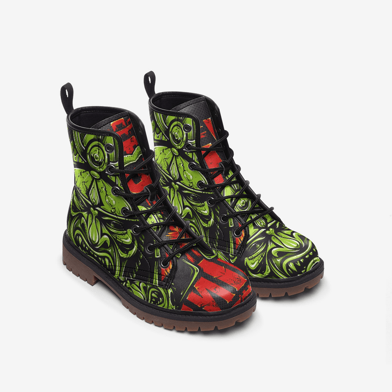 Green Samurai Casual Leather Lightweight boots MT - TheRepublicStudio