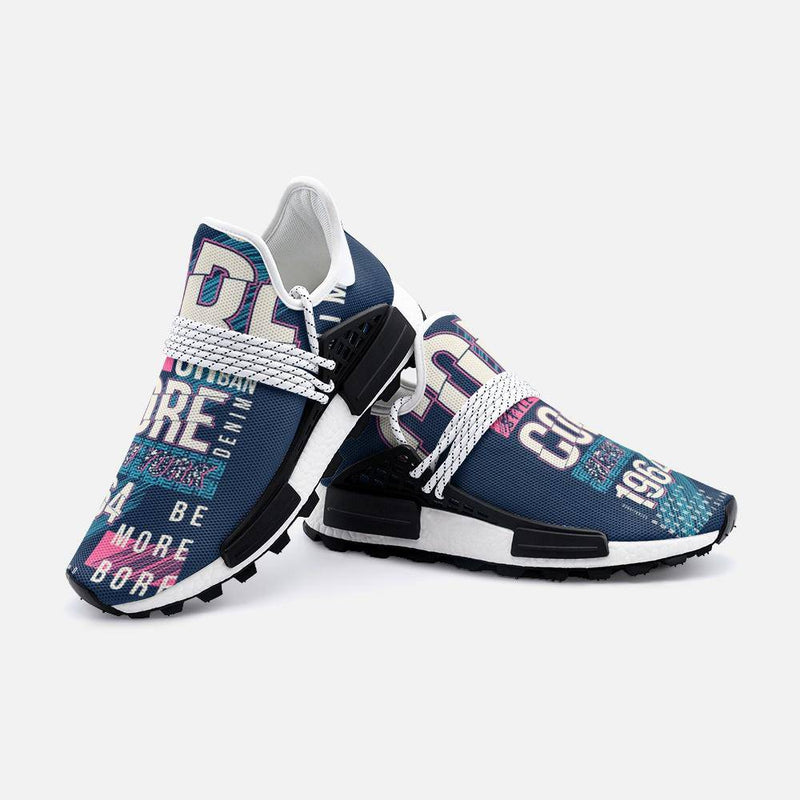 Urban denim slogan graphic Unisex Lightweight Custom shoes - TheRepublicStudio