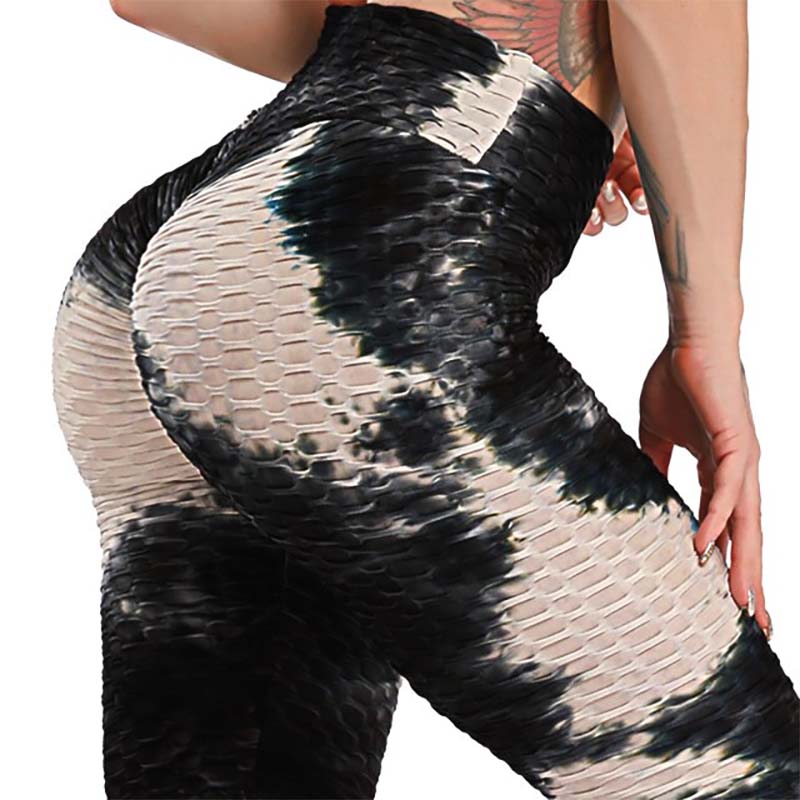 CROSS1946 Women High Waisted Leggings Seamless Yoga Pants Smile Contour Workout Gym Legging Tummy Control Ruched Fitness Tights - TheRepublicStudio