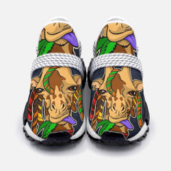 Rasta animal giraffe gym shoes Unisex Lightweight Custom shoes - TheRepublicStudio