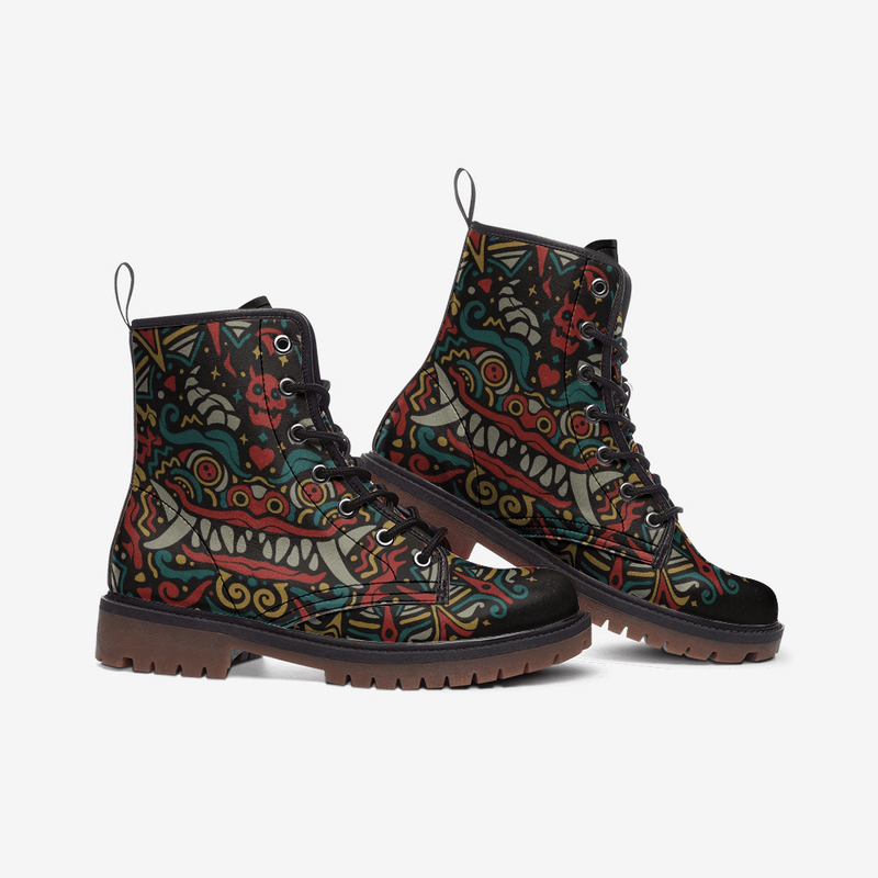 Tribal Casual Leather Lightweight boots MT - TheRepublicStudio