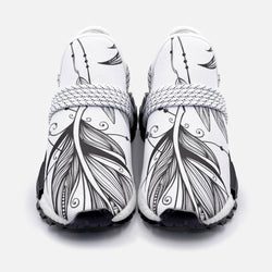 feathers Unisex Lightweight Custom shoes - TheRepublicStudio