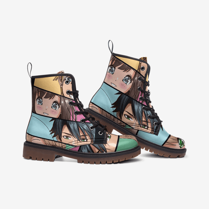 Cute Manga Looks Casual Leather Lightweight boots MT - TheRepublicStudio