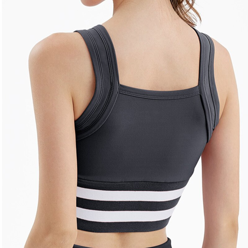 Front Zipper Women&#39;s Sports Bra,Padded Wirefree Racerback Sport Brassiere,Woman High Strength Fitness Yoga Workout Sports Top - TheRepublicStudio