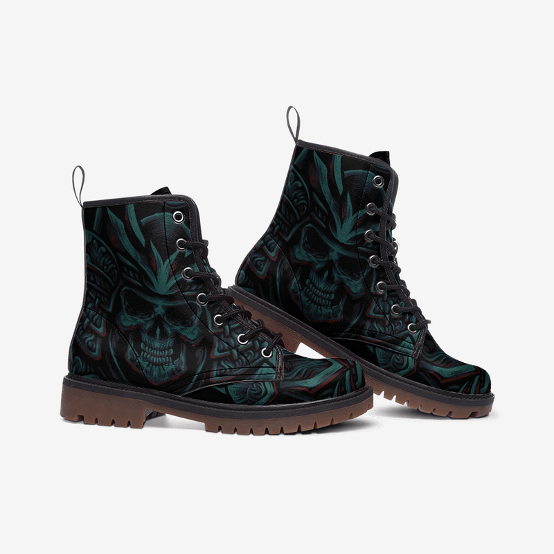 Green samurai Casual Leather Lightweight boots MT - TheRepublicStudio