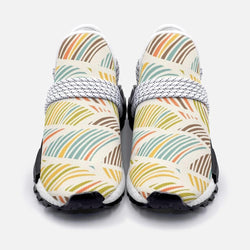 Feather abstract pattern Unisex Lightweight Custom shoes - TheRepublicStudio
