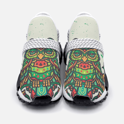 Green Owl Unisex Lightweight Custom shoes - TheRepublicStudio