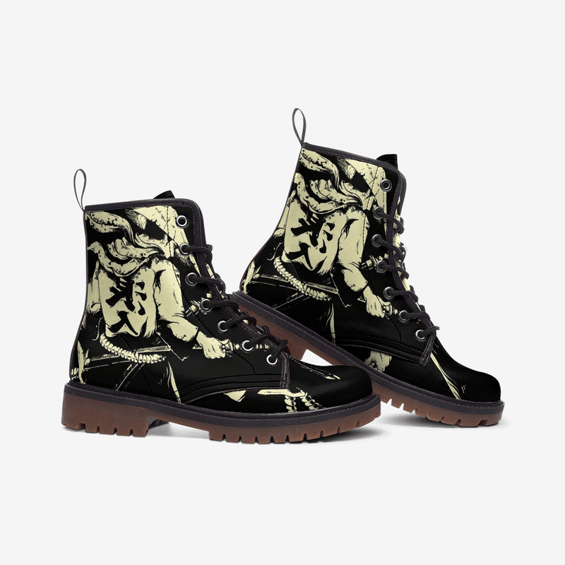 Samurai warrior Casual Leather Lightweight boots MT - TheRepublicStudio