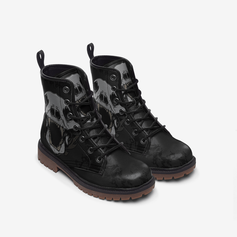 Animal Skull Casual Leather Lightweight boots MT - TheRepublicStudio