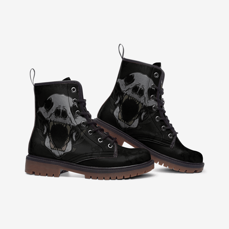 Animal Skull Casual Leather Lightweight boots MT - TheRepublicStudio