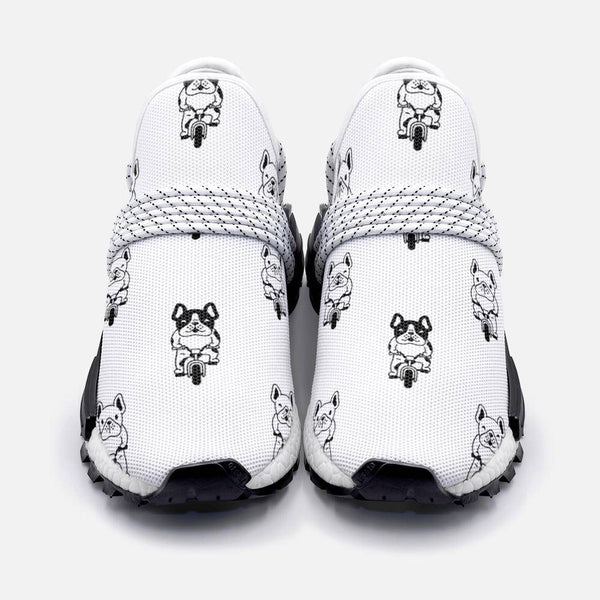 French bulldog Unisex Lightweight Custom shoes - TheRepublicStudio