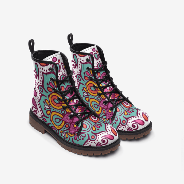 Mandala Casual Leather Lightweight boots MT - TheRepublicStudio