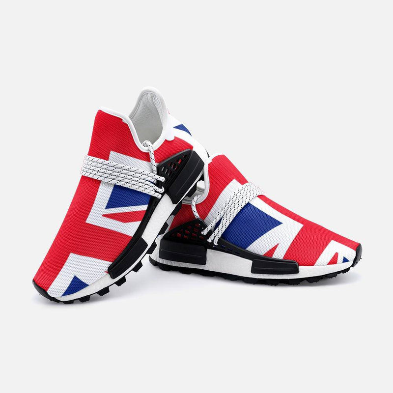UK flag Unisex Lightweight Custom shoes - TheRepublicStudio