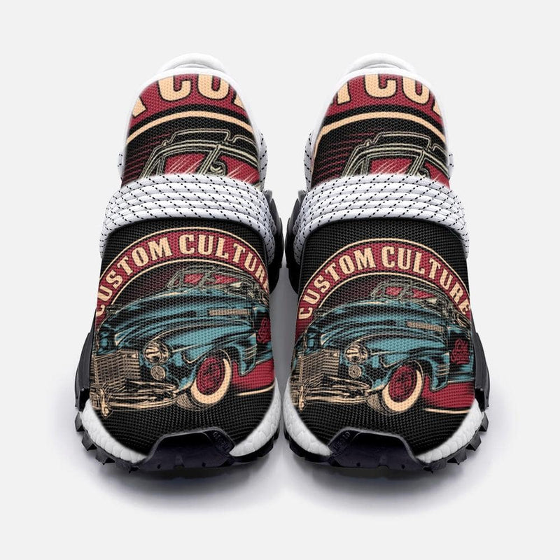 Old school car Unisex Lightweight Custom shoes - TheRepublicStudio