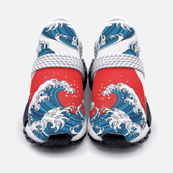 Japanese Wave Unisex Lightweight Custom shoes - TheRepublicStudio