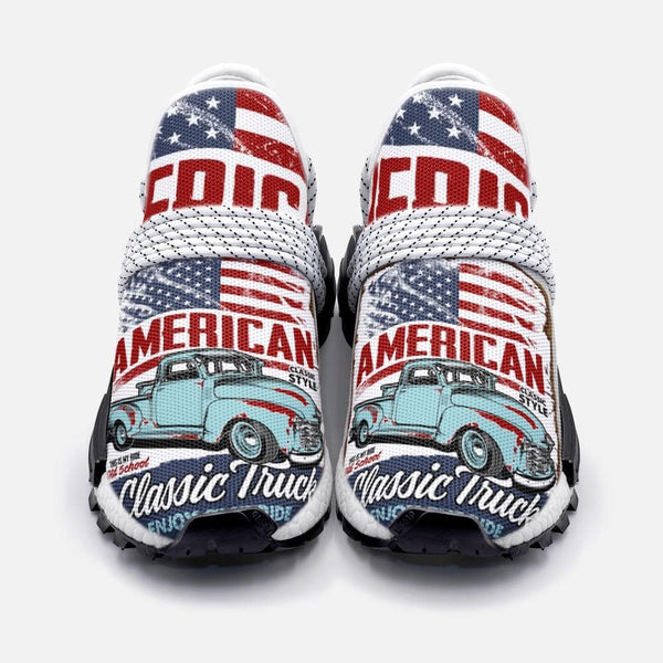 American classic truck Unisex Lightweight Custom shoes - TheRepublicStudio