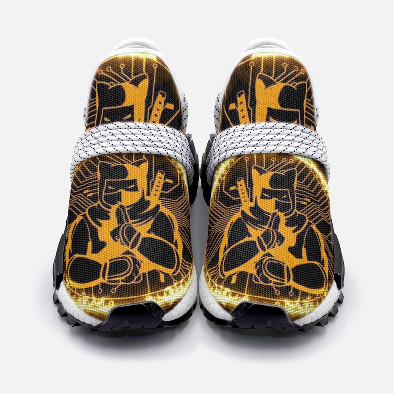 Ninja in yellow and black Unisex Lightweight Sneaker S-1 - TheRepublicStudio
