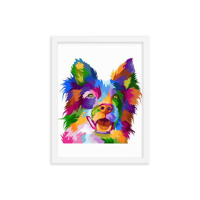 Pop Art Dog Framed poster - TheRepublicStudio