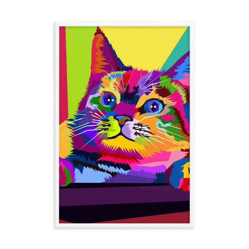 Kitten Framed poster - TheRepublicStudio