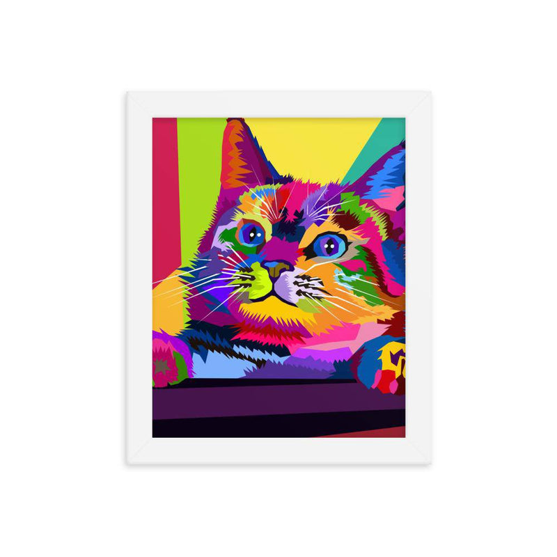 Kitten Framed poster - TheRepublicStudio