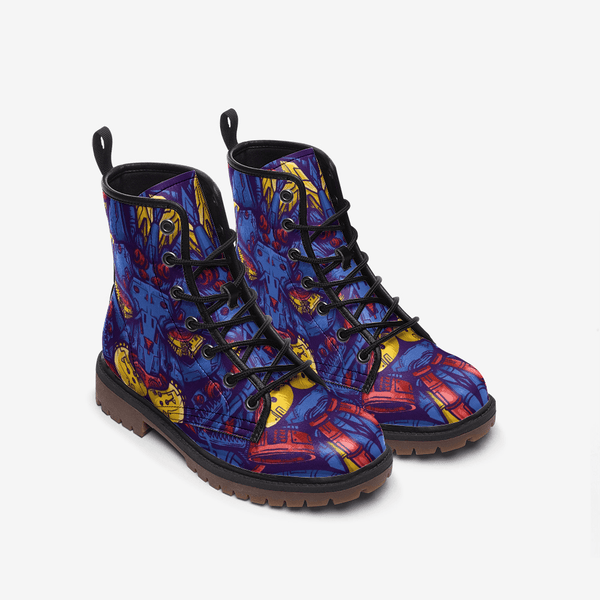 Cyberpunk Lion Casual Leather Lightweight boots MT - TheRepublicStudio