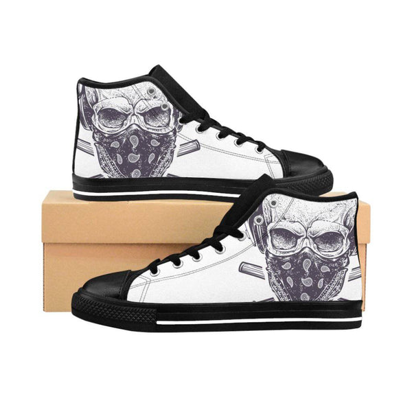 Neurofunk soldier Women's High-top Sneakers - Black / US 9 - TheRepublicStudio