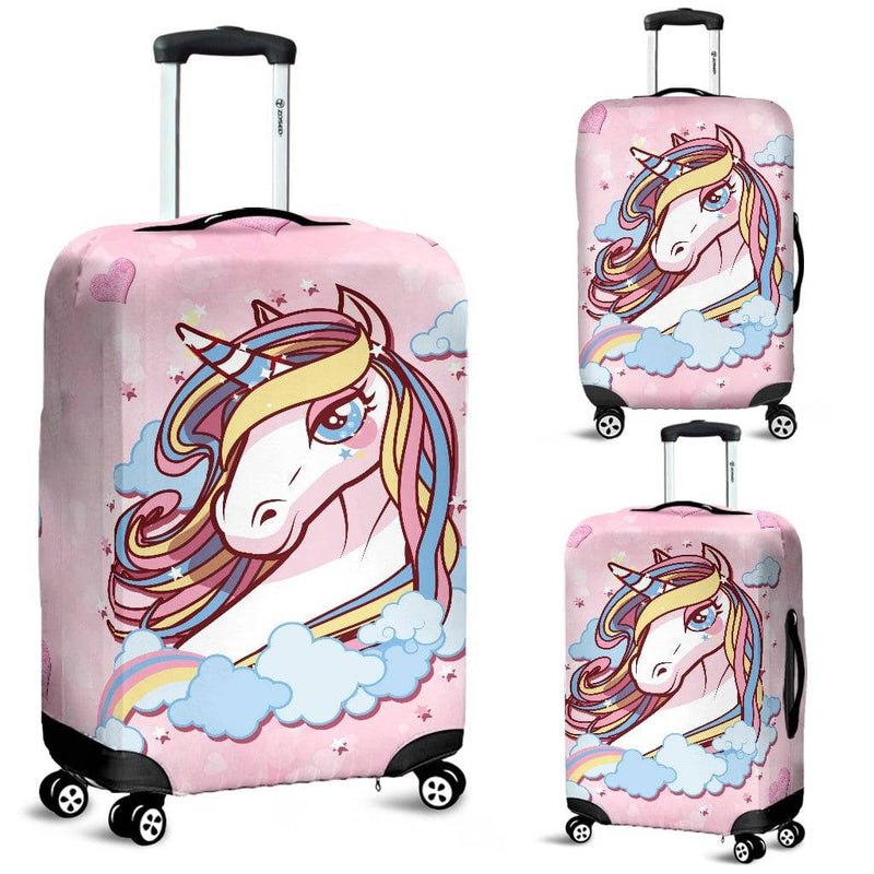 Unicorn Dreaming Protective Luggage Bag Cover - TheRepublicStudio
