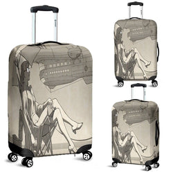Relaxing Dog Day Out Luggage Cover - TheRepublicStudio