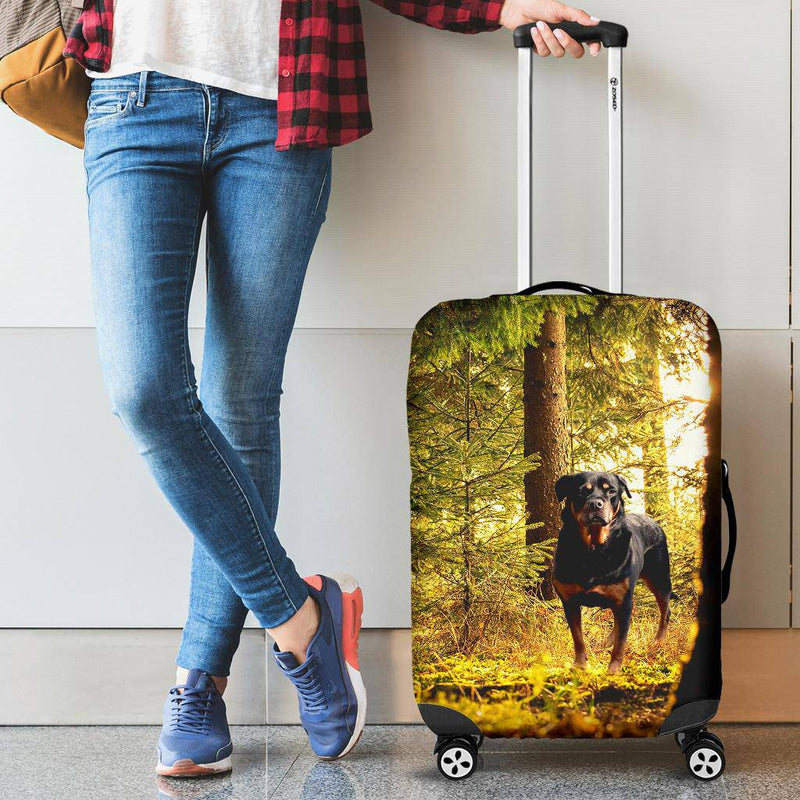 rottweiler luggage cover - TheRepublicStudio