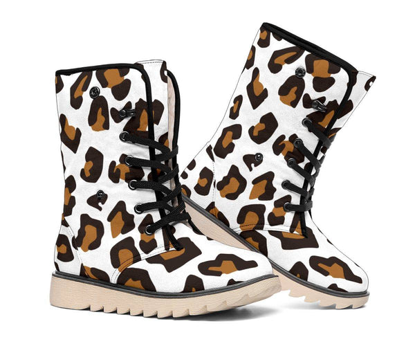 Leopard Print Polar Boots - TheRepublicStudio