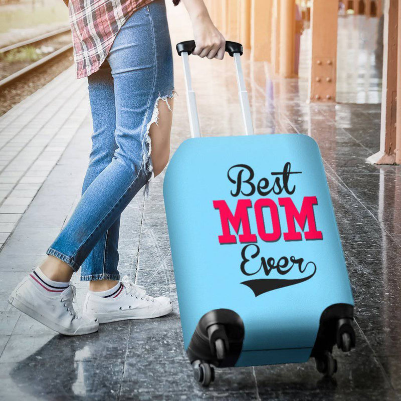 NP Best Mom Ever Luggage Cover - TheRepublicStudio