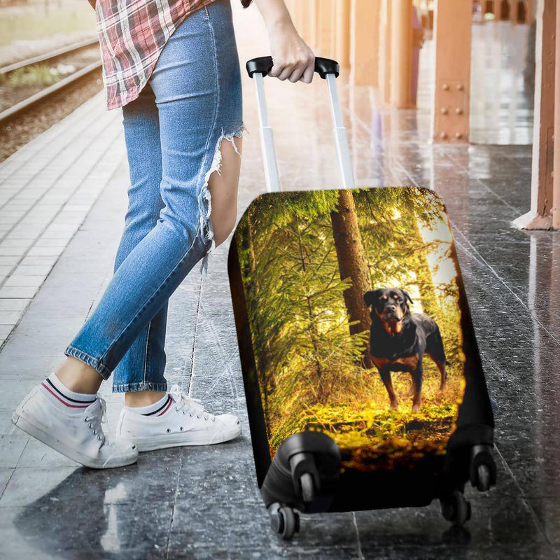 rottweiler luggage cover - TheRepublicStudio