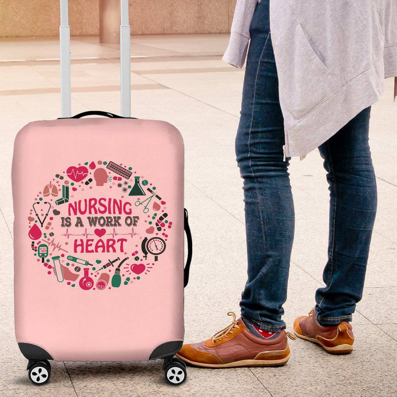 NURSING IS A WORK OF HEART LUGGAGE - TheRepublicStudio