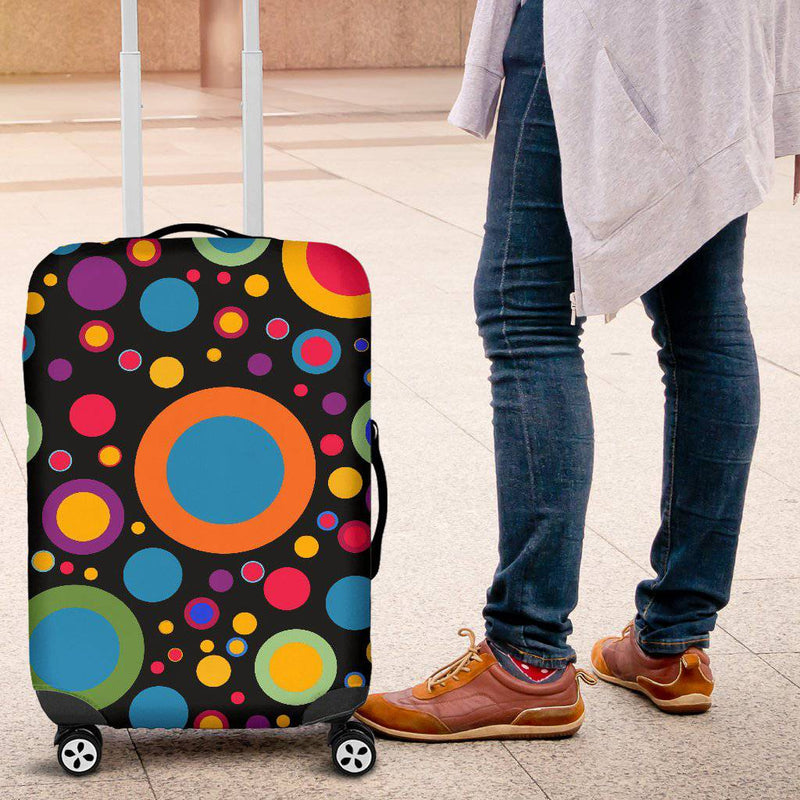 Multi-color Bubbles Luggage Cover - TheRepublicStudio