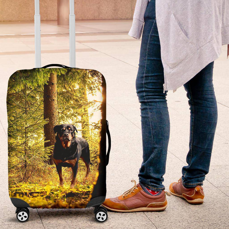 rottweiler luggage cover - TheRepublicStudio