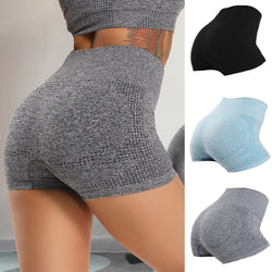 High Waist Seamless gym shorts Running Fitness Leggings Women&#39;s Yoga Shorts Scrunch Butt Yoga Shorts Breathable sports pants - TheRepublicStudio