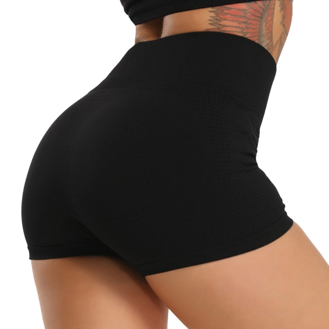 High Waist Seamless gym shorts Running Fitness Leggings Women&#39;s Yoga Shorts Scrunch Butt Yoga Shorts Breathable sports pants - TheRepublicStudio