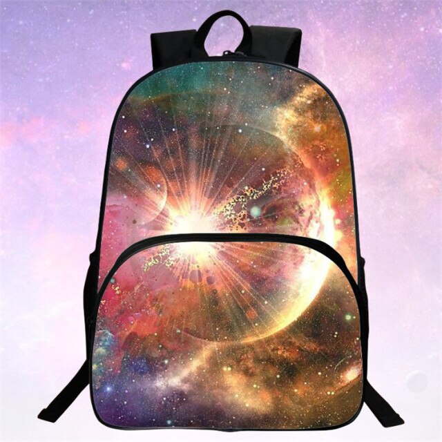 RUNNINGTIGER Children School Bags Galaxy / Universe / Space 24 Colors Printing Backpack For Teeange Girls Boys Star Schoolbags - TheRepublicStudio
