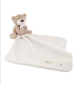 UNIKIDS Cute Bear Baby Blanket 35*30cm Soft Coral Fleece Baby Toys Learning & Education Baby Care Products High Quality - TheRepublicStudio