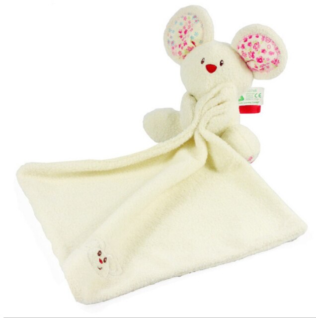 UNIKIDS Cute Bear Baby Blanket 35*30cm Soft Coral Fleece Baby Toys Learning & Education Baby Care Products High Quality - TheRepublicStudio