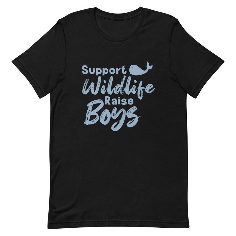 Support Wildlife Raise Boys - Black / XS - TheRepublicStudio