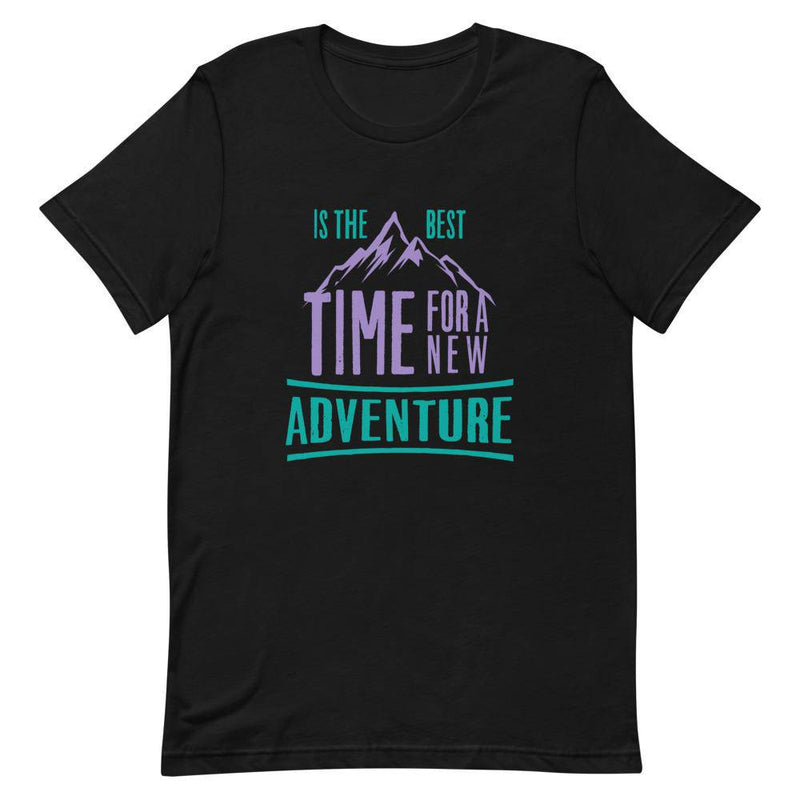IS THE BEST TIME FO A NEW ADVENTURE - Black / XS - TheRepublicStudio