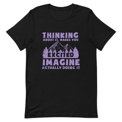 THINKING ABOUT IT MAKES YOU EXCITED IMAGINE ACTUALLY DOING IT - Black / XS - TheRepublicStudio