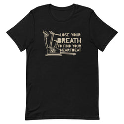 LOSE YOUR BREATH TO FIND YOUR HEARTBEAT - Black / XS - TheRepublicStudio