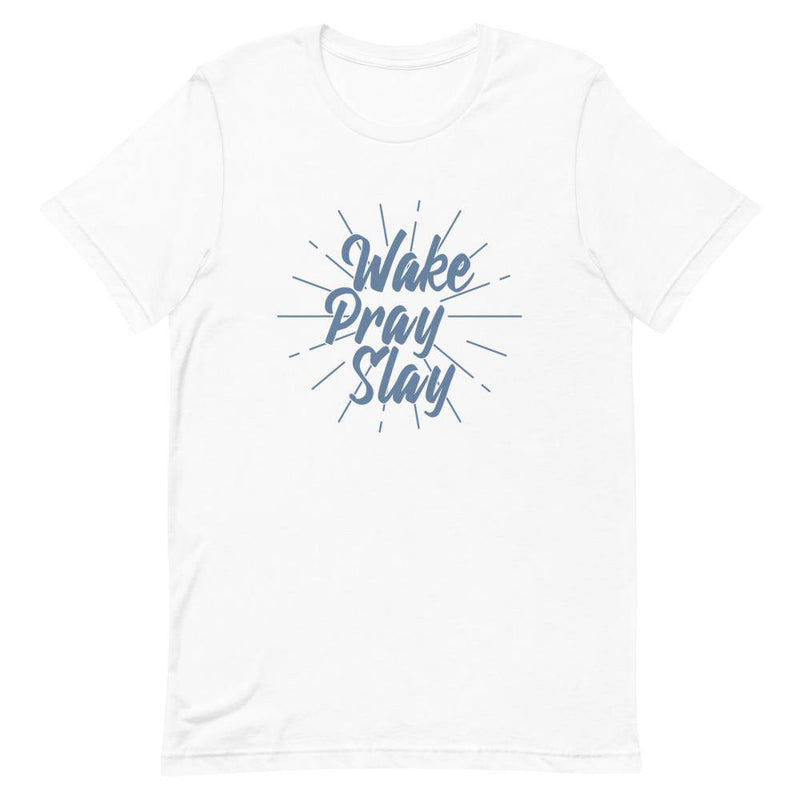 Wake Pray Slay - White / XS - TheRepublicStudio