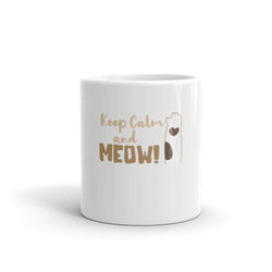 Keep Calm and Meow mug - TheRepublicStudio