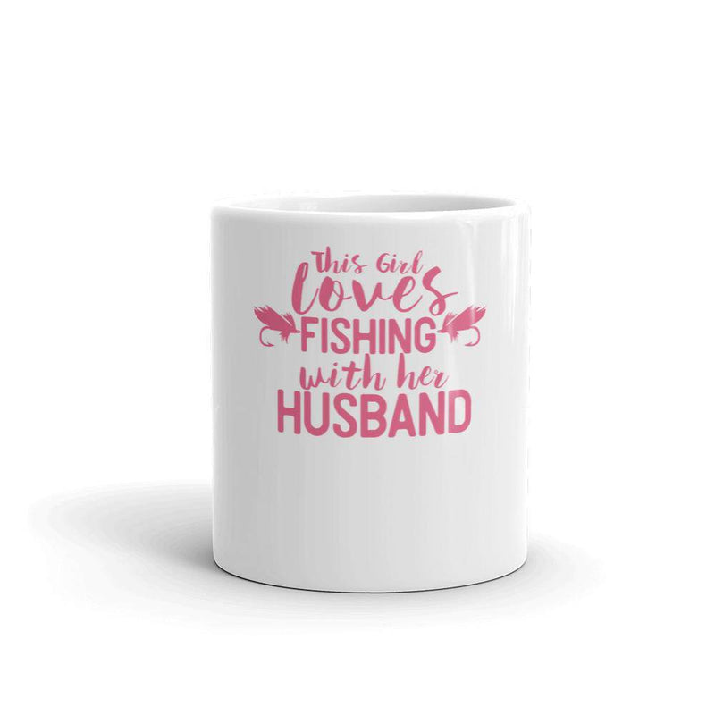 This girl loves fishing with her husband Mug - TheRepublicStudio