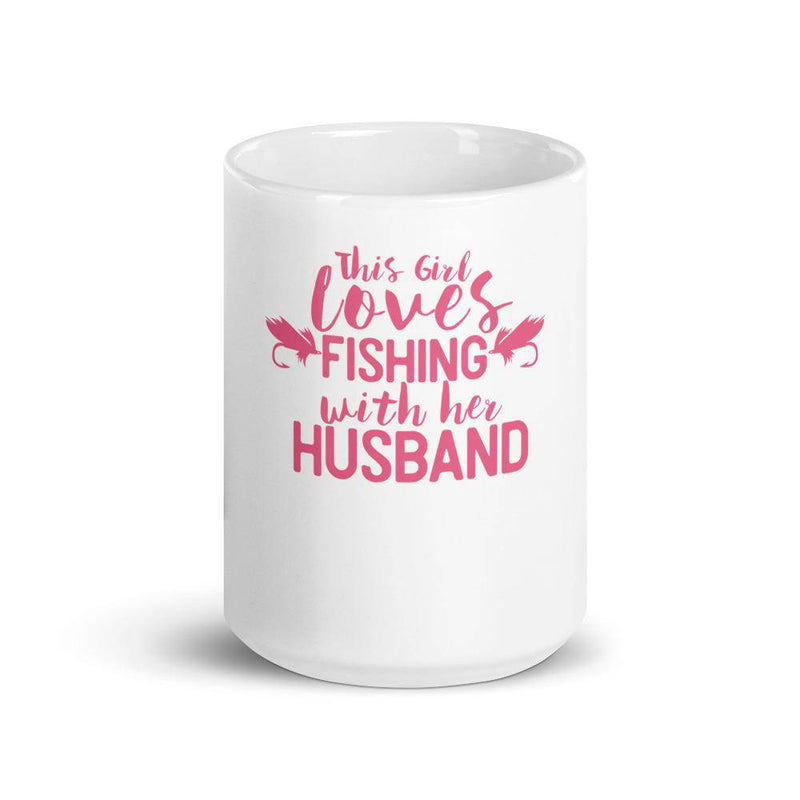 This girl loves fishing with her husband Mug - TheRepublicStudio